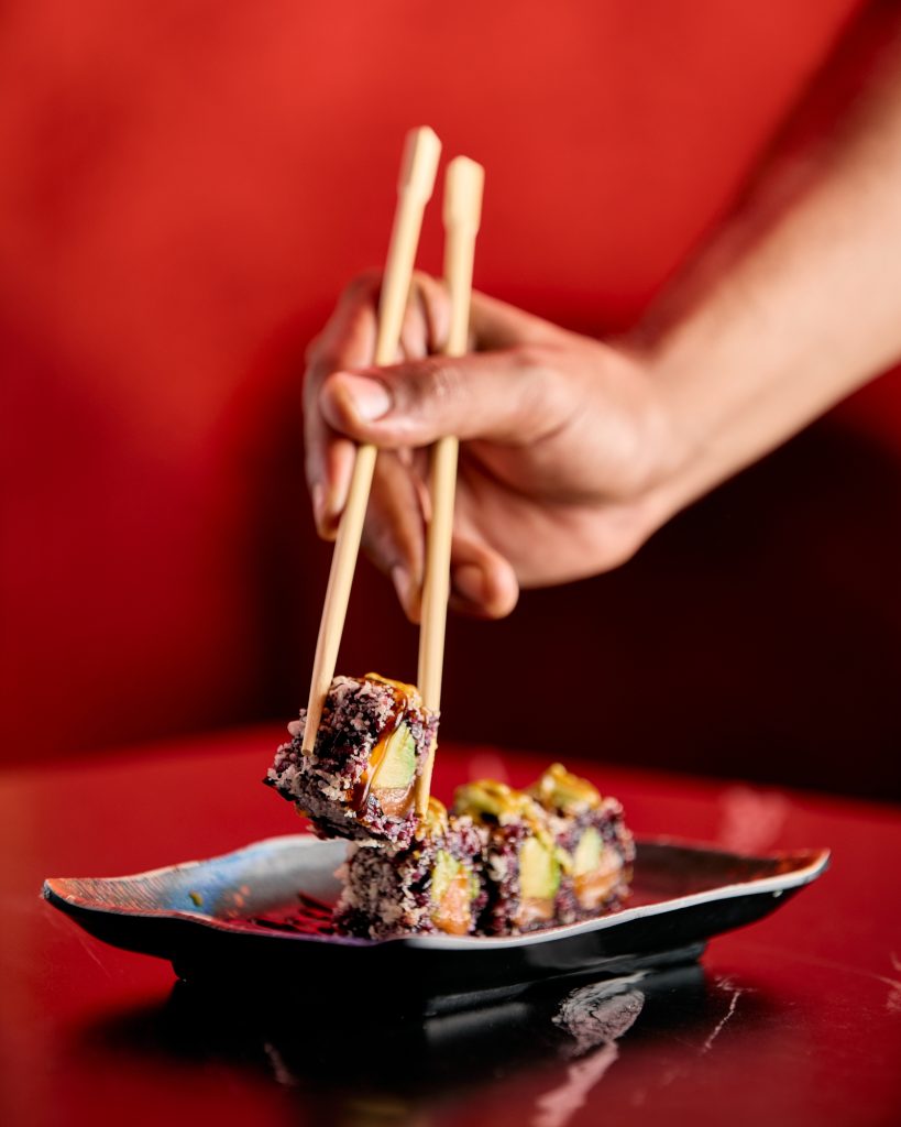 Sushi fotografiado por un fotografo gastronomico